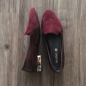 New! Burgundy ALDO flats